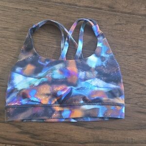 Lululemon Colorful Strappy Sports Bra Size 2